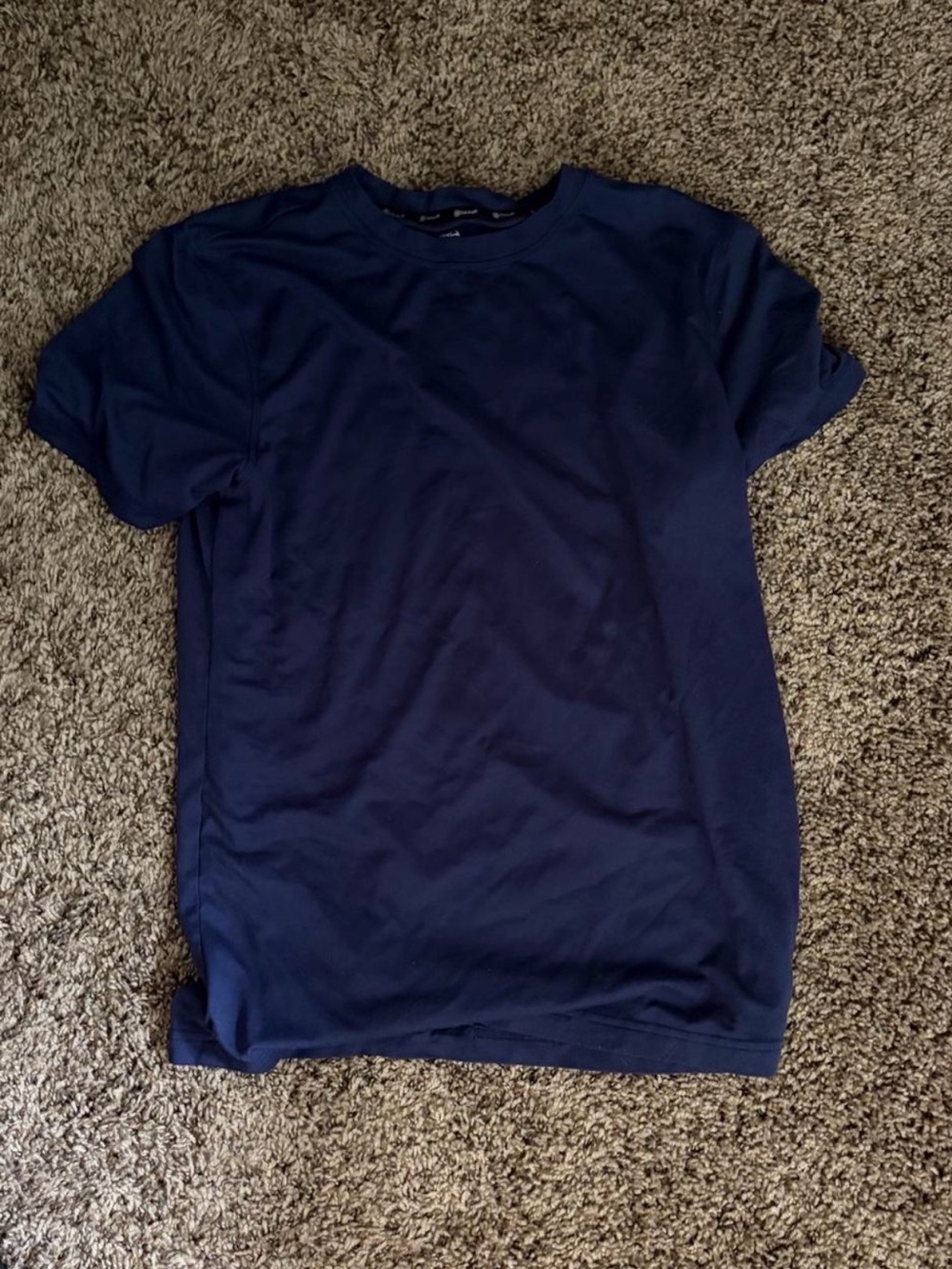 GAIAM Men's Navy Short Sleeve Crew Neck Tee